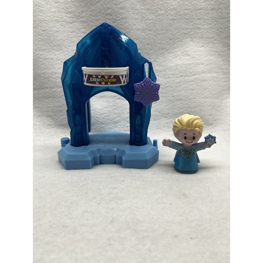 Fisher-Price Little People Disney Frozen Elsa's Palace Portable Playset w/Figure